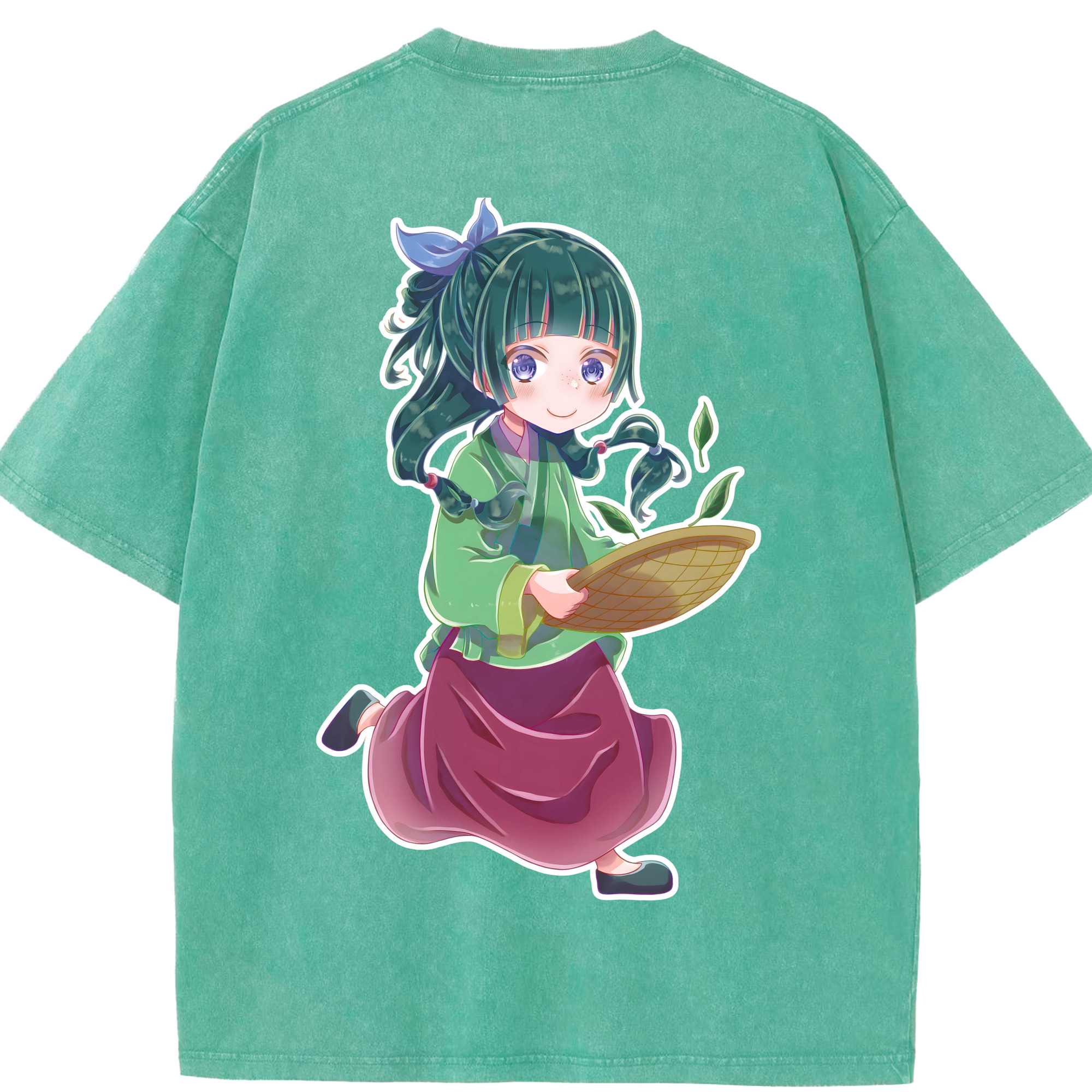 （画像用） 薬屋のひとりごと The Apothecary Diaries 綿100% ヴィンテージ風 半袖Tシャツ（背面プリント）